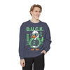 Cool Duck Graphic Sweatshirt, Unisex Sweatshirt, Casual Wear, Streetwear Style, Unique Gift, Cozy Layering Essential