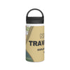 Adventurous Travel Water Bottle, Inspirational Hydro Flask, Outdoor Hydration, Gift for Travelers, Hiking Water Bottle