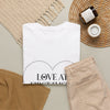 Love at First Flight T‑Shirt – Travel Plane Heart Tee