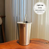 Industrial Style 304 Stainless Steel Home Beer Mugs Drop-resistant Tea Cup Simple