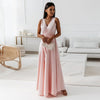 V-neck Sleeveless Dress With Belt Summer Fashion Party Club Evening Maxi Dresses For Women Clothing