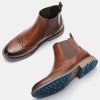 Mid-top Carved Casual Men's Shoes Brogue Retro