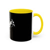 Pilot Pup Coffee Mug — Black Accent Ceramic Mug with Aviator Dog Design (11/15oz)