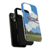Vintage Airplane Phone Case | Tough Cases, Aviation Gift, Pilot Accessory, Cloud Design, Unique Phone Cover