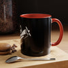 Pilot Pup Coffee Mug — Black Accent Ceramic Mug with Aviator Dog Design (11/15oz)