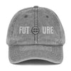 Vintage Cap with 'FUTURE' Embroidery - Trendy Adjustable Hat