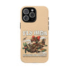 Adventure-Themed Phone Case, Fly High, Discover New Heights, Cute Cartoon Design, Perfect Gift, Travel Accessories