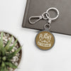 Flight Attendant Keyring Tag — Aviator Crew Gift Keychain