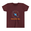 Youth Tee — 'This Is How I Roll' Airplane Speedometer Design