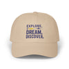 Explore Dream Discover Classic Dad Cap - Unisex Style for Adventurers