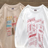 Nostalgic Printed TEE Loose T Shirt