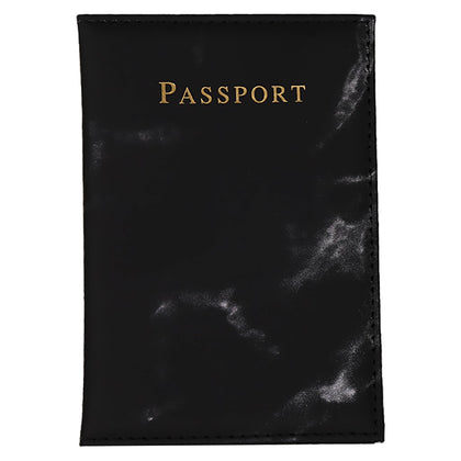 Marbling passport cover