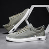 Breathable Ice Silk Cloth Casual Shoes Pure Color Tied Casual And Comfortable Low Top Sneaker