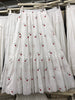 Sweet Mori-Style Embroidered Hollow-Out Lace Skirt