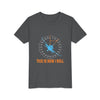Youth Tee — 'This Is How I Roll' Airplane Speedometer Design