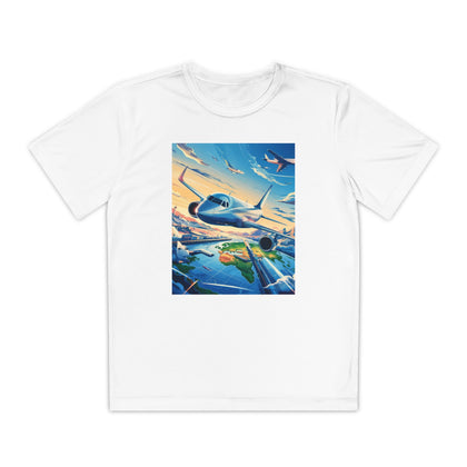 Youth Aviation Tee - Explore the Skies Design