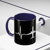 Pilot Heartbeat Coffee Mug — Airplane ECG Travel Lover Gift (11/15oz)