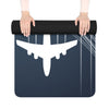 Airplane Trails Rubber Yoga Mat - Perfect for Travelers & Yoga Enthusiasts