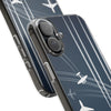 Aviation Clear Phone Case - Airplane Design, Travel Accessory, Unique Gift, Phone Cover, Aviation Enthusiast, Air Travel Lover