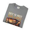 Aviation Pilot T‑Shirt — “Sky Is Not The Limit” Vintage Cockpit Graphic
