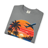 Let's Go Somewhere New T-Shirt - Retro Beach Sunset Travel Tee