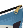 Sky Traveler Accessory Pouch - Vintage Airplane Design, Perfect for Travel and Adventure Lovers