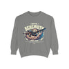 Retro-Inspired Graphic Sweatshirt, Casual Wear, Gifts for Him/Her, Comfortable Lounge Sweatshirt, Vintage Style Apparel