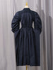 Sculptural Puff-Sleeve Double-Breasted Long Coat