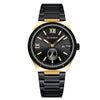 Mens Calendar Waterproof Multi-Function Two-Hand Semi-Quartz Watch