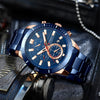 Men's Multifunctional Quartz Waterproof Watch
