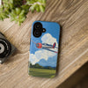 Vintage Airplane Phone Case | Tough Cases, Aviation Gift, Pilot Accessory, Cloud Design, Unique Phone Cover