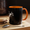 Pilot Pup Coffee Mug — Black Accent Ceramic Mug with Aviator Dog Design (11/15oz)