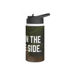 Motivational Stainless Steel Water Bottle - Focus on the Positive, Gym, Outdoor Adventures, Eco-friendly Hydration, Gift for Fitness [...]