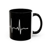 Pilot Heartbeat Coffee Mug — Airplane ECG Travel Lover Gift (11/15oz)