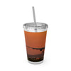 Sunsplash Travel Tumbler - 16oz with Straw for Adventure Lovers