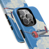 Vintage Airplane Phone Case | Tough Cases, Aviation Gift, Pilot Accessory, Cloud Design, Unique Phone Cover