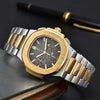 Fashionable Six-Prong Steel-Strap Business-Style Nautilus Mens Watch