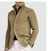 Casual Long Sleeve Solid Color Knitted Coat