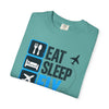 Eat Sleep Fly Repeat T-Shirt — Pilot & Aviation Travel Tee