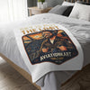Aviation Pilot Blanket — "Sky Is Not The Limit" Velveteen Microfiber Throw