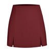 New Style Casual Skirt-trousers With Double Side Slits