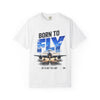 Born to Fly T-Shirt — Airplane Graphic Tee, "Sky Is Not The Limit" Aviation Pilot Shirt