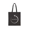 Travel Tote Bag — “This Is How I Roll” Airplane Canvas Tote