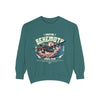 Retro-Inspired Graphic Sweatshirt, Casual Wear, Gifts for Him/Her, Comfortable Lounge Sweatshirt, Vintage Style Apparel