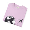 Travel Couple T-Shirt — "Different Places, Same Soul" Globe & Plane Tee