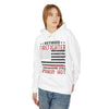 Retired Firefighter Hoodie - “Retired Firefighter and Still Smokin’ Hot” Patriotic Flag Sweatshirt