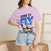 Born to Fly T-Shirt — Airplane Graphic Tee, "Sky Is Not The Limit" Aviation Pilot Shirt