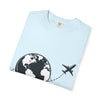 Travel Couple T-Shirt — "Different Places, Same Soul" Globe & Plane Tee