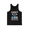 Daddy Shark Tank Top – Funny "Daddy Shark Doo Doo Doo" Beach Dad Tank