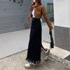 Versatile Tummy-Control Outerwear Pear-Shaped Denim Skirt